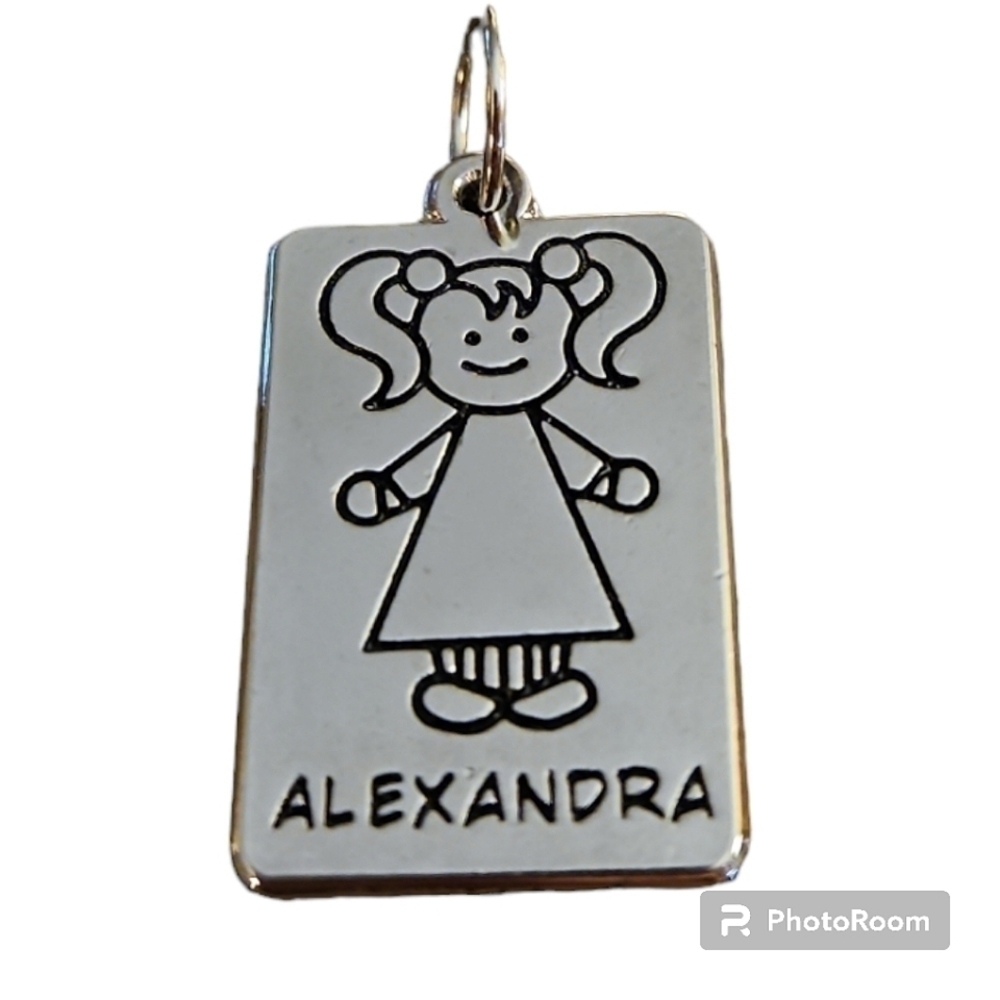 3/$25 Personalized Alexandra Pendant Charm